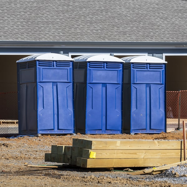 what is the expected delivery and pickup timeframe for the porta potties in Santa Clarita California